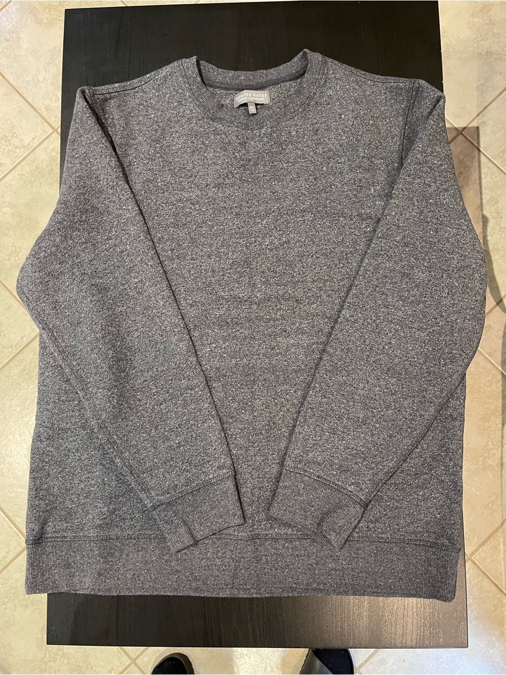 Denver Hayes Men's Gray Crewneck Sweater